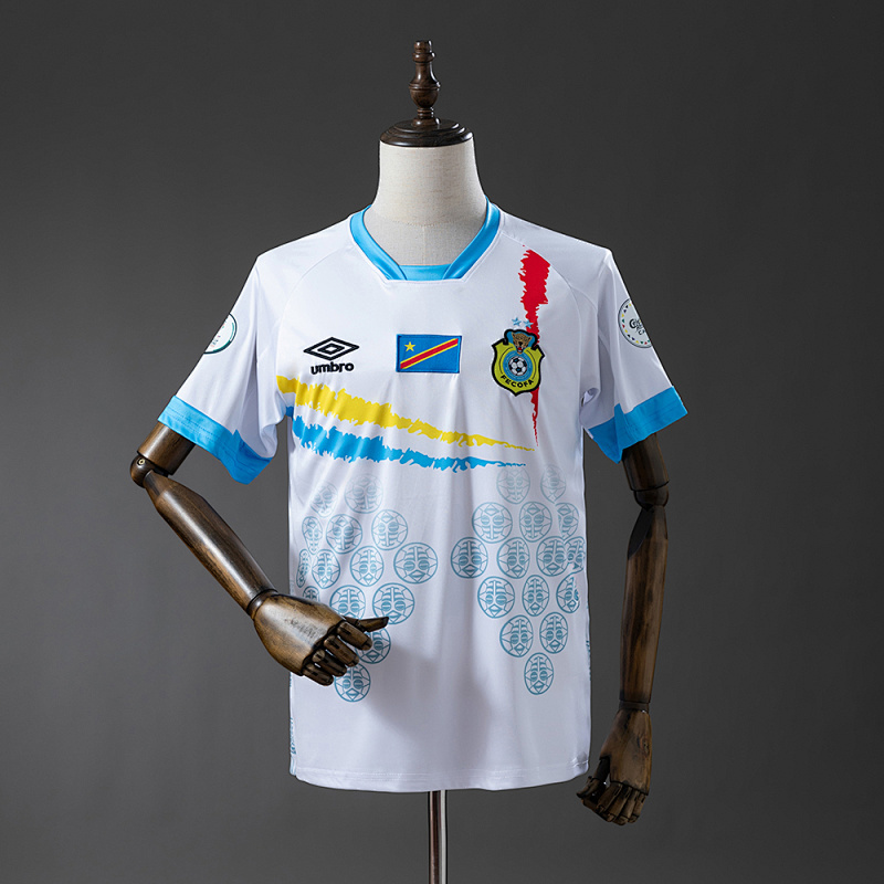 Congo 2026 White and Blue Jersey S-XXL